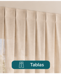 Detalle de la confección de tablas de una cortina Cantabria