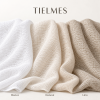 Tejido Tielmes por metros en sus tres colores: Blanco, Natural y Lino